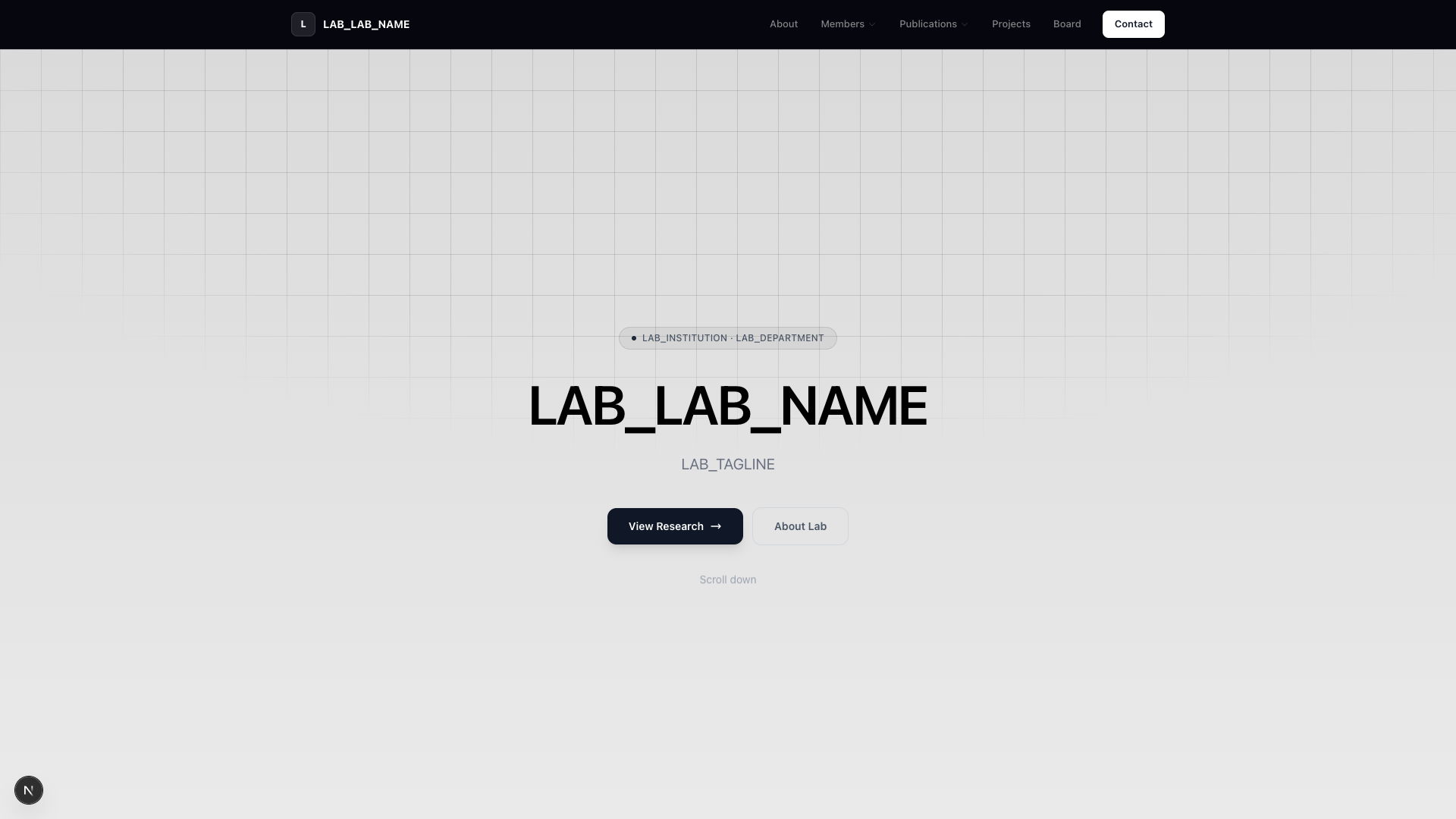 Scroll 템플릿 미리보기