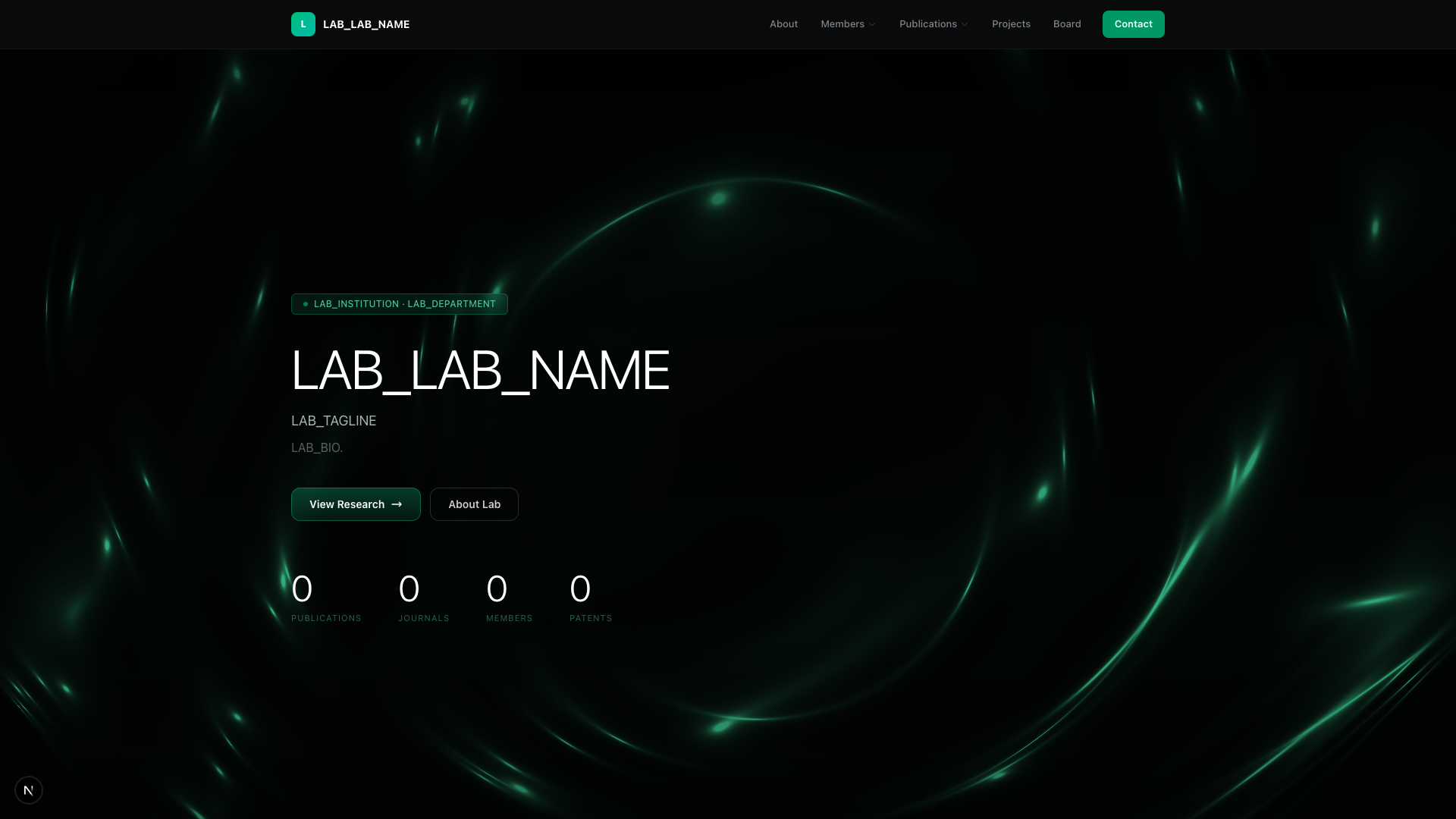 Synth 템플릿 미리보기